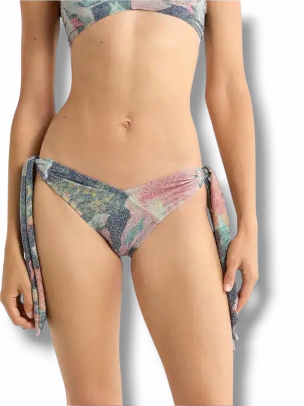 Free-est by Free People Renee Metallic Bikini Bottoms